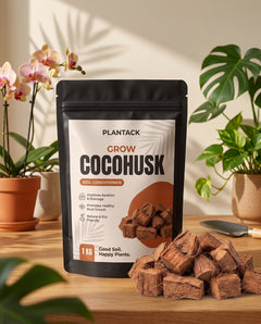 Plantack Grow Coco Husk Chips | Coco Husk for Orchids, Aroids & Potting Mix