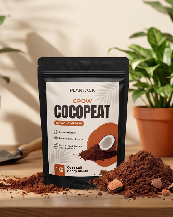 Plantack Grow Cocopeat for Plants | Premium Coconut Coir Growing Medium